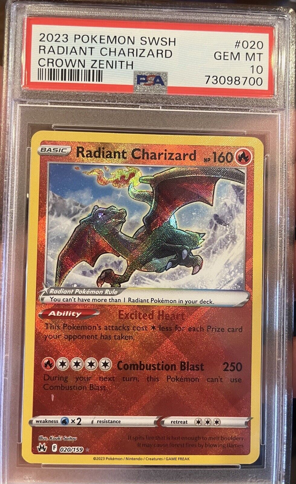 Charizard Radiante / Radiant Charizard (#020/159) - Epic Game - A