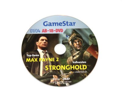 2004 Gamestar DVD Top Demo Max Payne 2 Vollversion Stronghold + Viele Extras