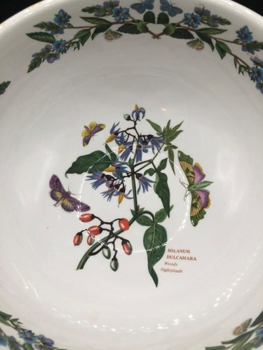 Vintage Portmeirion "The Botanic Garden" Mixing Serving Bowl Woody Nightshade Fl - Picture 6 of 15