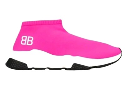 Balenciaga BB Speed Trainer Low Rise Sock Ankle Sneakers Size 6 Women's