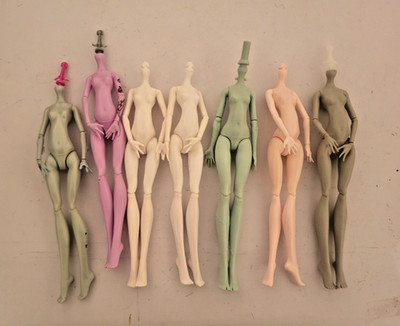 Monster High Doll bodies Lot of 7 Mattel Toys As-Is for custom Ooak