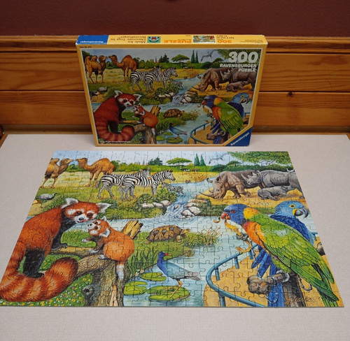 Ravensburger 300piece Safari Child Jigsaw Puzzle Discovery Toys #474 complete