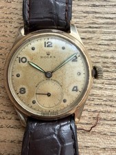 Rolex “Shock Resisting” 9ct Gold Manual-Wind Watch Ref 12325
