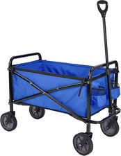 Amazon Basics Collapsible Folding Heavy Duty Utility Wagon for Outdoor Sports