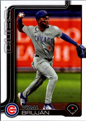 2025 Topps #390 Vidal Brujan Chicago Cubs