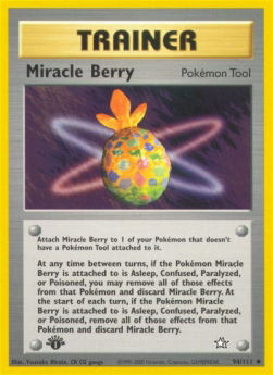 Pokémon Miracle Berry NG-94 Uncommon Englisch Poor