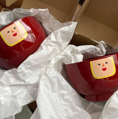 Katamari Damacy Miso Miso soup bowl Pair Set Collaboration Cafe official