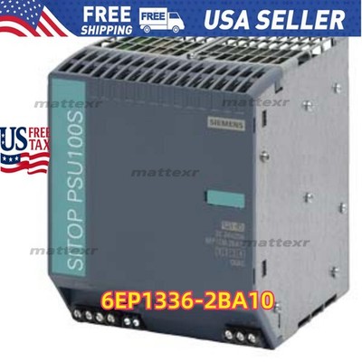 New Siemens 6EP1 336-2BA10 6EP13362BA10 SITOP PSU100S 20A Power Supply