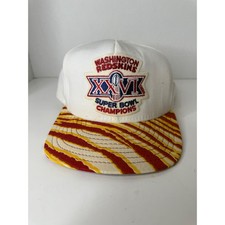 Vintage Washington Redskins Super Bowl XXVI Champions Zubaz Snapback Hat