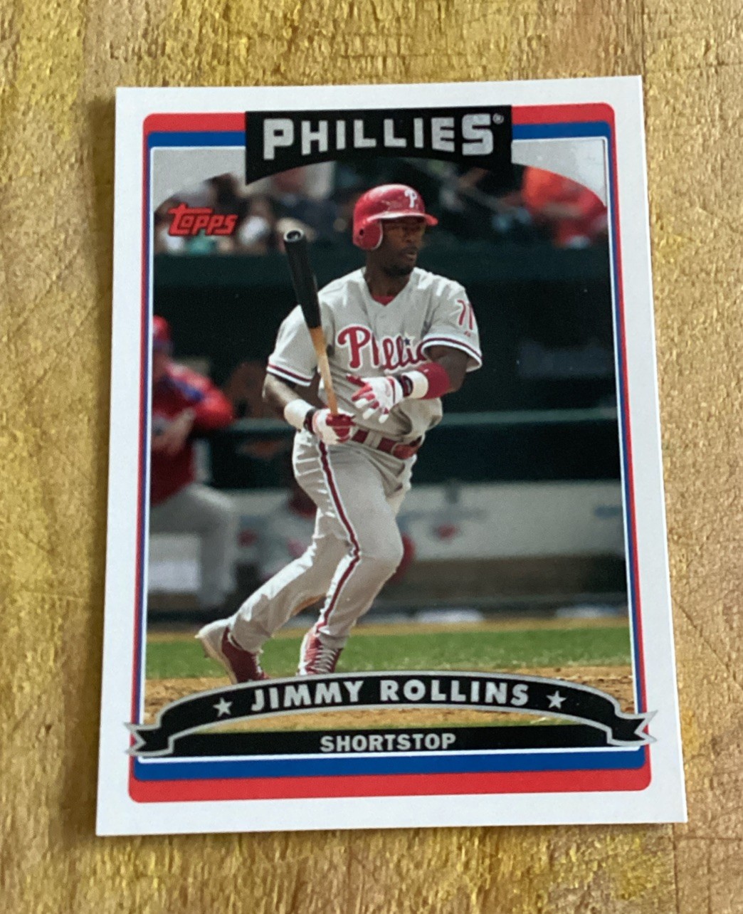 2006 Topps - Jimmy Rollins #205 - near mint condition - FREE SHIPPING