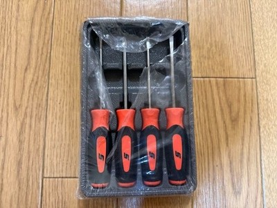 Snap-on SGDX40BO ORANGE Soft Grip Mini Schraubendreher 4tlg Set [Gebraucht]