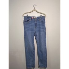 Levis 502 Regular Taper Jeans Boys Size 12 Reg 26x26 Medium Wash Denim Pants