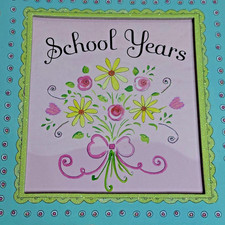 NEW Vintage School Years Memory Keeper Dena Designs 24 Pockets 1st-12th Grade