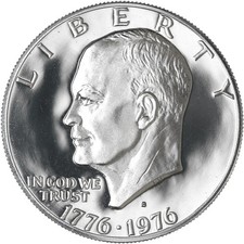 1776-1976-S Eisenhower Dollar Clad Proof 1776-1976-S Eisenhower Dollar Clad Proof