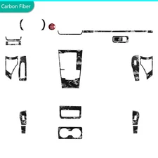 26Pcs Forged Carbon Fiber Full Kits Interior Dash Trim For Mazda 3 Axela 2020-24