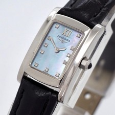 Longines Dolce Vita Mini 11P Diamond Dress Watch Womens Quartz Elegant