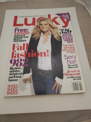 #ad #ad 2010 SEPTEMBER LUCKY MAGAZINE JESSICA SIMPSON COVER FASHION MODELS $16.50