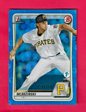 CARMEN MLODZINSKI 2020 Topps 1st Bowman Draft 1st Edition BLUE FOIL /150 BD-149