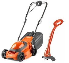 Flymo EasiMow 300R Lawn Mower and MiniTrim Grass Trimmer - 30 cm Cutting Width,