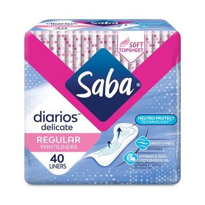 400 Count Diarios Regular Liners Breathable Daily Pantiliners 10 Packs