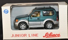 Toyota Land Cruiser Green over Silver 1:43 Schuco Junior Line Mint in box