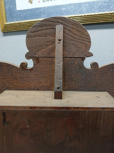 Ingraham Gila Model Parlor Mantle Clock, 8 Day T&S, Calendar, Oak Case, Parts - Picture 10 of 16