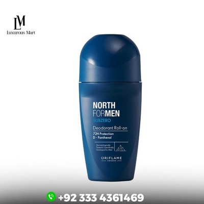 Oriflame North for Men Deodorant Roll-On 50ml | Long-Lasting Freshness