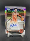 KIYAN ANTHONY 2025-26 BOWMAN CHROME U REFRACTOR /499 1ST ROOKIE AUTO