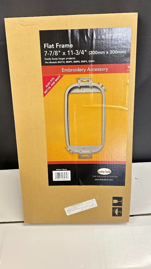 Machine Flat Frame Hoop 7-7/8" X 11-3/4" Bmp-ff