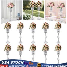 10Pcs Flower Vases Tabletop Wedding Centerpieces Home Decorative Vase Set of 10
