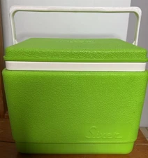 Vintage Retro Willow Sixer Esky Cooler Green Australian Made FREE POST