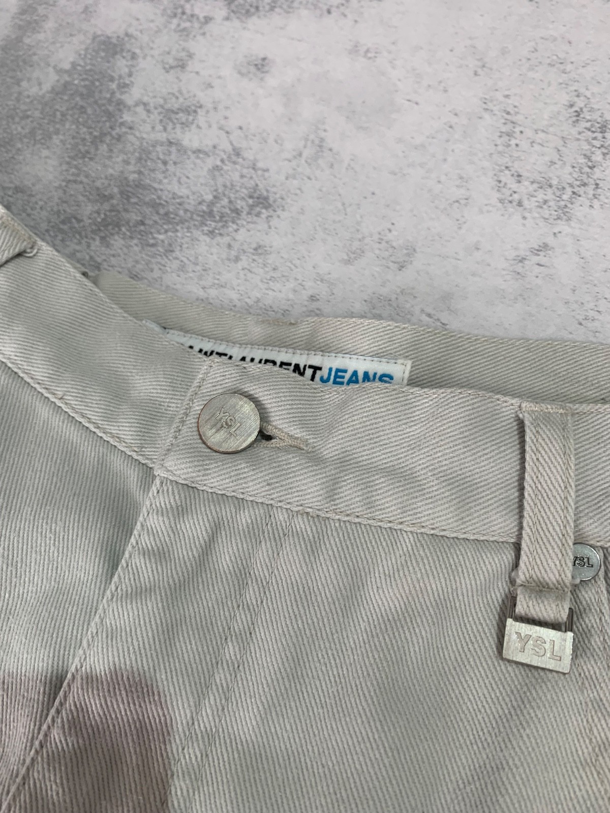 Jeans Yves Saint Laurent raro denim vintage taglia 36