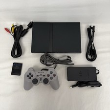 PlayStation 2 PS2 Slim SCPH-77001 Console w/OEM Controller, Power, AV Cables