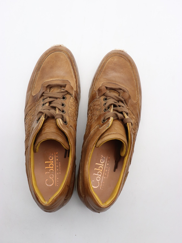 Bed Stu Cobbler Brown Leather Men's Size EU 44 Casual Lifestyle Sneakers Italy - Picture 6 of 10