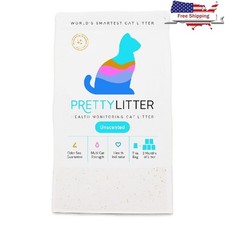 Smart Cat Litter Non-Clumping Crystals Health Monitoring Dust Free 8lb New