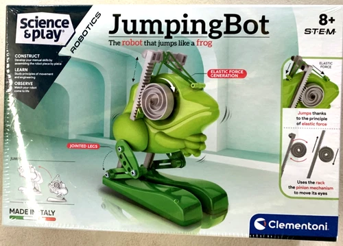 Science & Play Clementoni Jumping Bot NEW Robotics Construction Kit - Picture 1 of 5