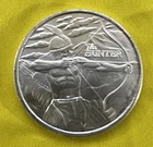 1 ounce .999 FINE SILVER *THE HUNTER* ROUND