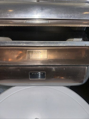 Dispensador de toallas de papel encerado de cocina Kromex MCM 1950 de colección montaje en pared 2 tonos - Imagen 8 de 12