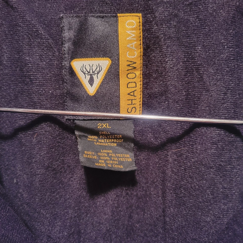 Chaqueta Forrada Kings Camuflada Sombra de Nieve Franela Talla 2XL Foto 2 de 4