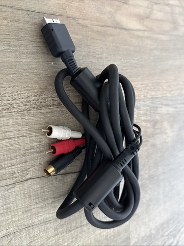 Playstation 1 2 3 PS1 PS2 PS3 Genuine OEM Sony Official S Video Cable TESTED