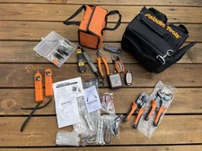 PALADIN NETWORK TECHNICIAN TOOL KIT CRIMPER CUTTER SUREPUNCH CATV RJ45 DATA