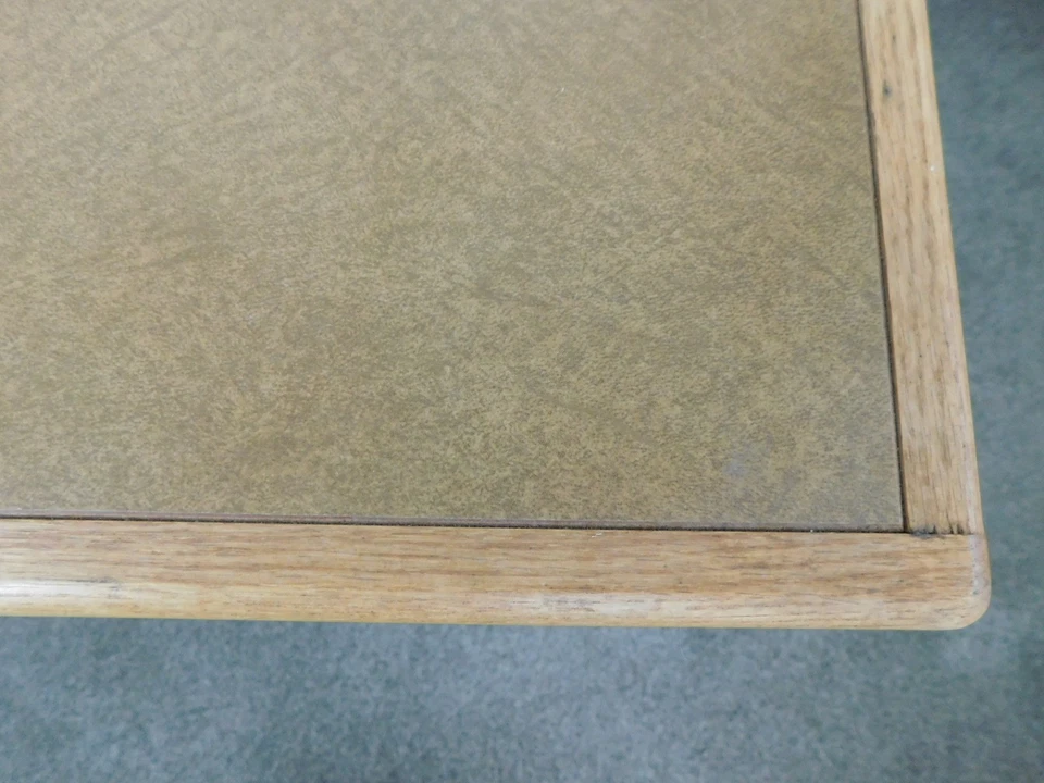 Mesa de escritorio con teclado abatible/abajo de computadora de dibujo moderna danesa de roble macizo ENVÍOS Foto 4 de 4