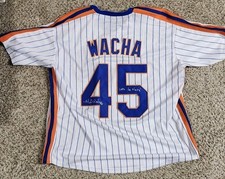 Michael Wacha Signed Autographed Majestic New York Mets Jersey 
