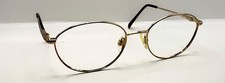 Vintage Elle Gold Oval Metal Sunglasses FRAMES ONLY Japan
