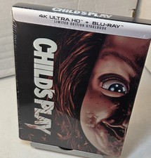 Child  s Play 1988 Steelbook 4K/Blu-ray -NEW--Box Shipping with Tracking