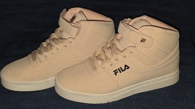 FILA Light Pink High Top Lace Up Hook & Loop Men's Athletic Sneakers