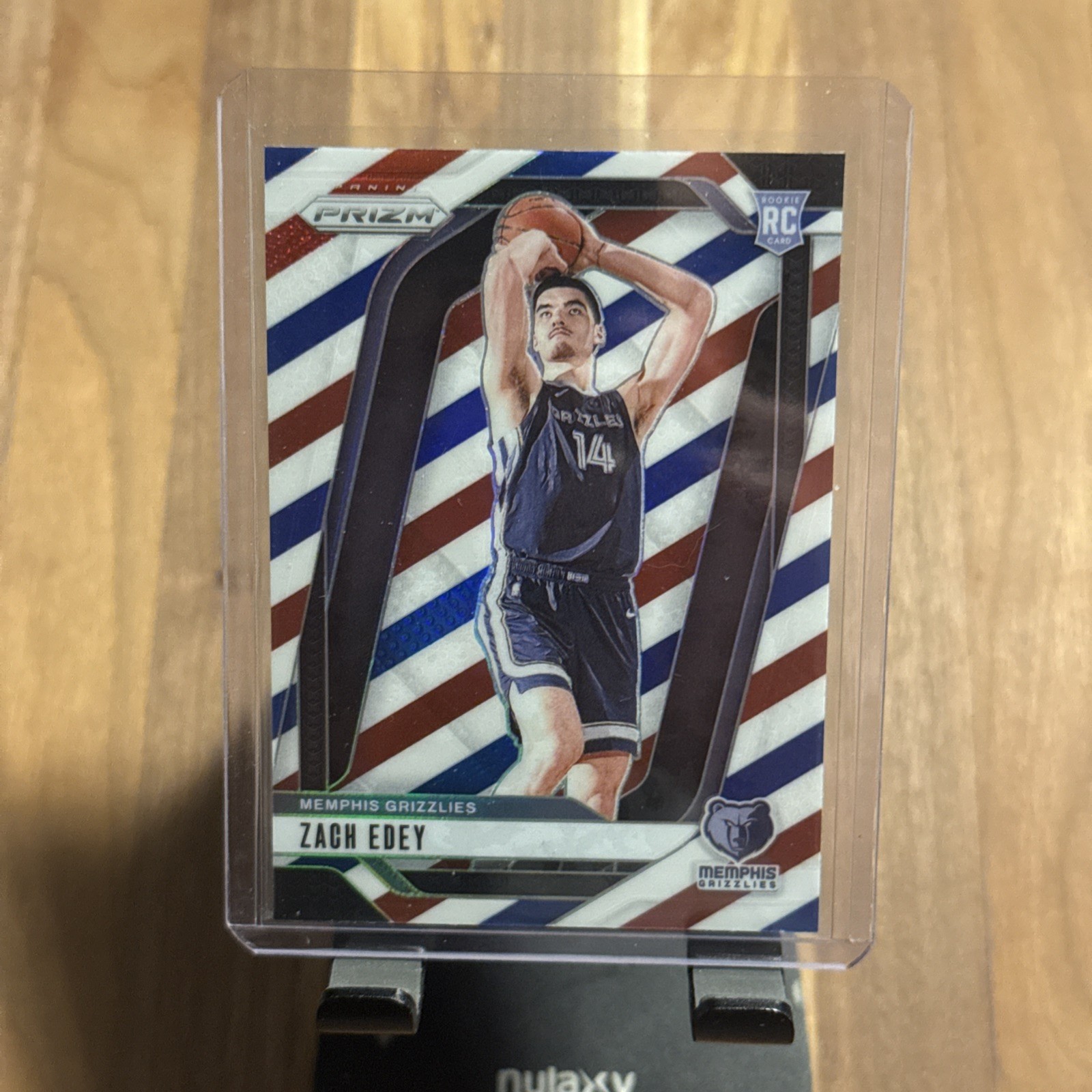 Zach Edey 2024-25 Panini Prizm Rookie Red White Blue Prizm RC #249