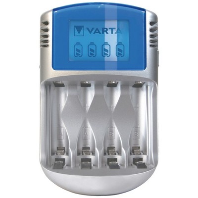 Varta LCD Charger 12V&USB Rundzellen-Ladegerät NiMH Micro (AAA), Mignon (AA)