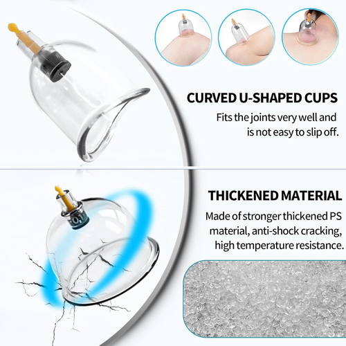 Cupping Set, 24 Cups Cupping Kit for Massage Therapy, Chinese Cupping Therapy Se - Picture 5 of 12