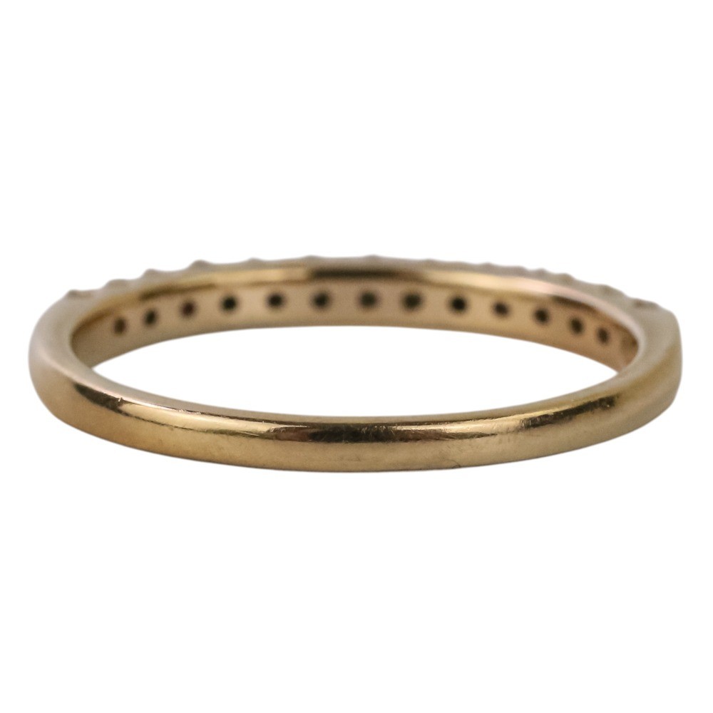 Vendome Aoyama K18 Diamond 0.23ct Half Eternity Ring, EU47, Gold